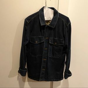 Buck Mason Denim Two Pocket Field Shirt size small